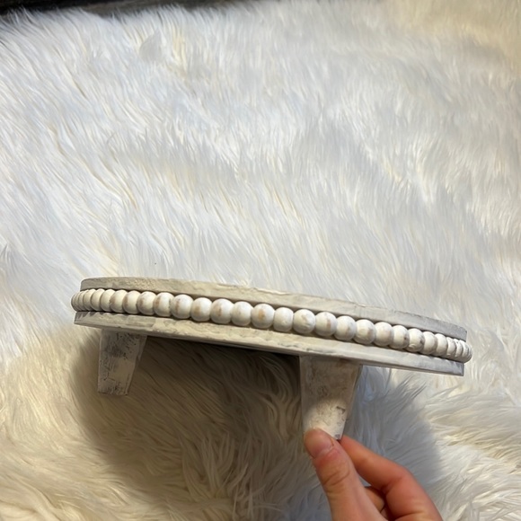 4 Rustic white Wooden stands - Picture 4 of 6